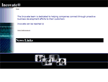 Tablet Screenshot of incovate.com
